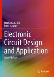 Cover von Electronic Circuit Design and Application