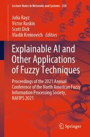 Cover von Explainable AI and Other Applications of Fuzzy Techniques