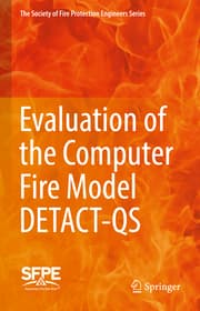 Cover von Evaluation of the Computer Fire Model DETACT-QS