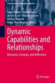 Cover von Dynamic Capabilities and Relationships