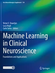 Cover von Machine Learning in Clinical Neuroscience
