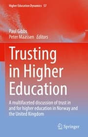 Cover von Trusting in Higher Education