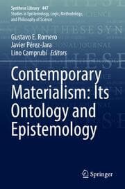 Cover von Contemporary Materialism: Its Ontology and Epistemology