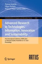 Cover von Advanced Research in Technologies, Information, Innovation and Sustainability