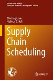 Cover von Supply Chain Scheduling