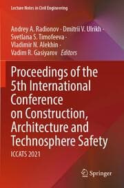 Cover von Proceedings of the 5th International Conference on Construction, Architecture and Technosphere Safety