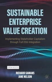 Cover von Sustainable Enterprise Value Creation