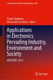 Cover von Applications in Electronics Pervading Industry, Environment and Society