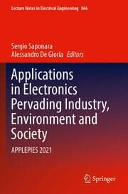 Cover von Applications in Electronics Pervading Industry, Environment and Society