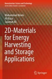 Cover von 2D-Materials for Energy Harvesting and Storage Applications