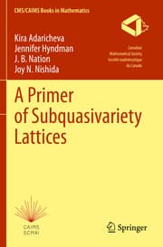 Cover von A Primer of Subquasivariety Lattices