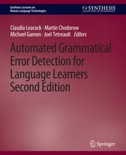 Cover von Automated Grammatical Error Detection for Language Learners, Second Edition