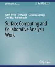 Cover von Surface Computing and Collaborative Analysis Work