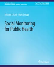 Cover von Social Monitoring for Public Health