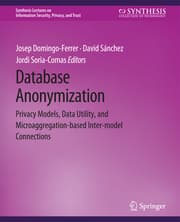 Cover von Database Anonymization