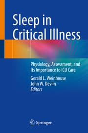 Cover von Sleep in Critical Illness