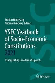 Cover von YSEC Yearbook of Socio-Economic Constitutions 2021