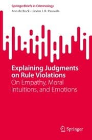 Cover von Explaining Judgments on Rule Violations