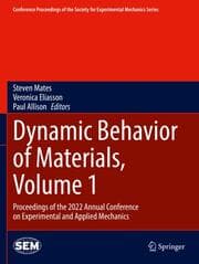 Cover von Dynamic Behavior of Materials, Volume 1