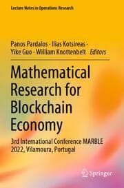 Cover von Mathematical Research for Blockchain Economy