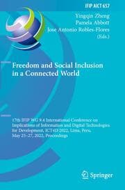 Cover von Freedom and Social Inclusion in a Connected World