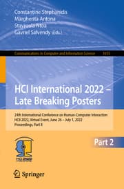 Cover von HCI International 2022 - Late Breaking Posters