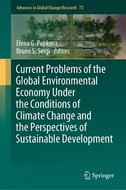 Cover von Current Problems of the Global Environmental Economy Under the Conditions of Climate Change and the Perspectives of Sustainable Development