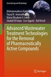 Cover von Advanced Wastewater Treatment Technologies for the Removal of Pharmaceutically Active Compounds
