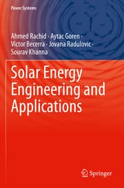 Cover von Solar Energy Engineering and Applications