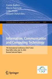 Cover von Information, Communication and Computing Technology
