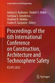 Cover von Proceedings of the 6th International Conference on Construction, Architecture and Technosphere Safety