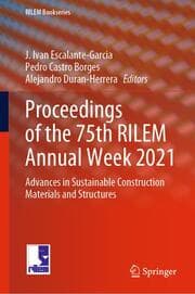 Cover von Proceedings of the 75th RILEM Annual Week 2021