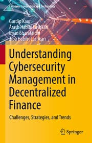 Cover von Understanding Cybersecurity Management in Decentralized Finance