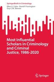Cover von Most Influential Scholars in Criminology and Criminal Justice, 1986-2020