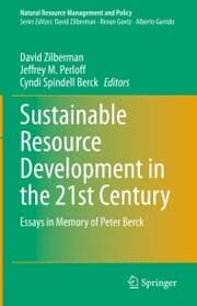 Cover von Sustainable Resource Development in the 21st Century