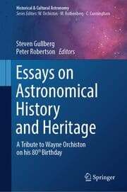 Cover von Essays on Astronomical History and Heritage