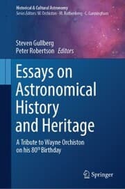 Cover von Essays on Astronomical History and Heritage