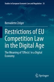 Cover von Restrictions of EU Competition Law in the Digital Age