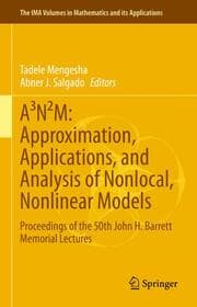 Cover von ANM: Approximation, Applications, and Analysis of Nonlocal, Nonlinear Models