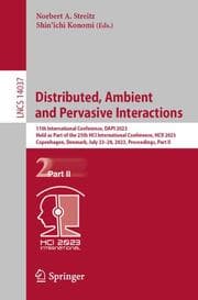 Cover von Distributed, Ambient and Pervasive Interactions