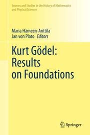 Cover von Kurt Gödel: Results on Foundations