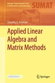 Cover von Applied Linear Algebra and Matrix Methods