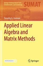 Cover von Applied Linear Algebra and Matrix Methods