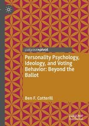Cover von Personality Psychology, Ideology, and Voting Behavior: Beyond the Ballot
