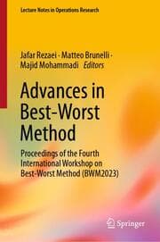 Cover von Advances in Best-Worst Method