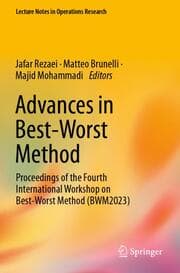 Cover von Advances in Best-Worst Method
