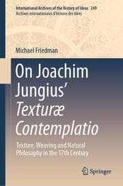 Cover von On Joachim Jungius Texturæ Contemplatio