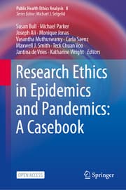 Cover von Research Ethics in Epidemics and Pandemics: A Casebook