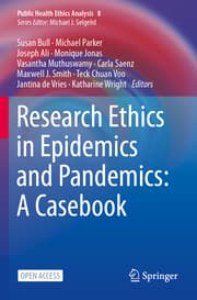 Cover von Research Ethics in Epidemics and Pandemics: A Casebook