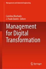 Cover von Management for Digital Transformation